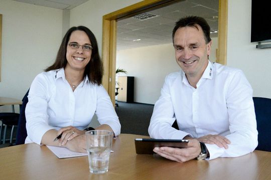 Corinna Mattick und Ralf Koke sehen im Handel noch viele Datenbaustellen.