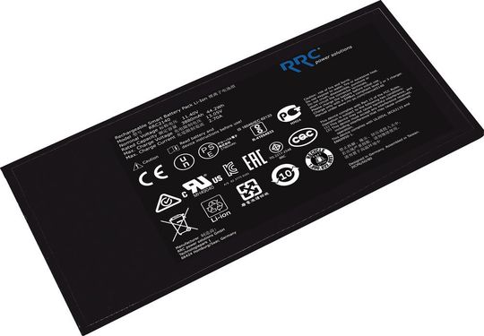 Mit nur zirka 8 mm Höhe baut der Li-Ion-Batteriepack RRC2140 extrem flach. Mit nur zirka 8 mm Höhe baut der Li-Ion-Batteriepack RRC2140 extrem flach.