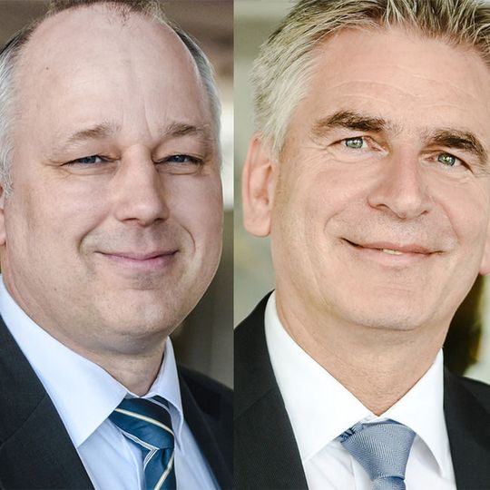 Bernhard Cziesla (li.) und Holger Jeromin teilen sich künftig die Aufgaben des Direktors.