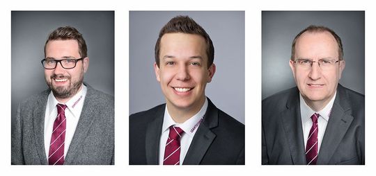 Verstärken ab sofort den Vertriebsaussendienst von Leantechnik (v.l.n.r.): Andreas Sprenger (Vertriebsleitung), Daniel Petz und Stefan Ascherl. Verstärken ab sofort den Vertriebsaussendienst von Leantechnik (v.l.n.r.): Andreas Sprenger (Vertriebsleitung), Daniel Petz und Stefan Ascherl.