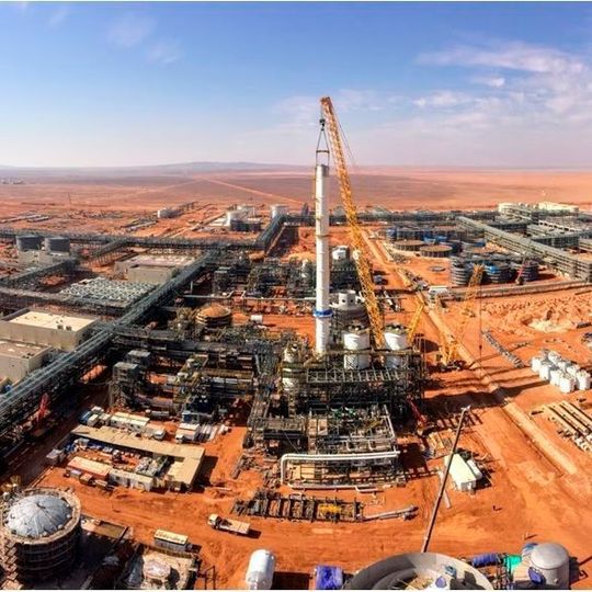 Blick über die Ma’aden’s Umm Wu’al Phosphatfabrik Blick über die Ma’aden’s Umm Wu’al Phosphatfabrik