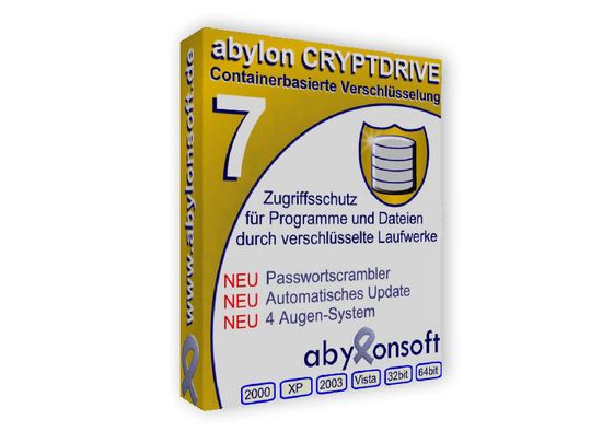 Cryptdrive 7.0 verschlüsselt mit den Algorithmen Blowfish und AES. Cryptdrive 7.0 verschlüsselt mit den Algorithmen Blowfish und AES.