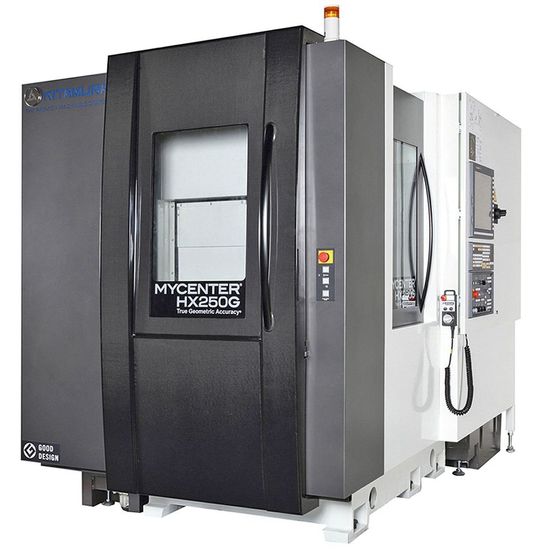 Das neu überarbeitete Kompakt-Horizontalbearbeitungszentrum HX-250iG von Kitamura steht für hohe Produktivität und Dynamik. Das neu überarbeitete Kompakt-Horizontalbearbeitungszentrum HX-250iG von Kitamura steht für hohe Produktivität und Dynamik.