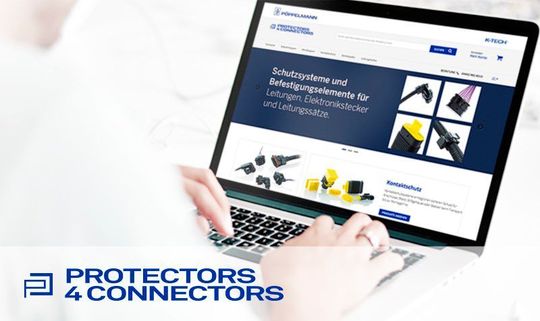 Im neuen K-TECH Webshop Protectors4Connectors lassen sich Schutz- und Befestigungselemente ab sofort bequem online bestellen. Im neuen K-TECH Webshop Protectors4Connectors lassen sich Schutz- und Befestigungselemente ab sofort bequem online bestellen.