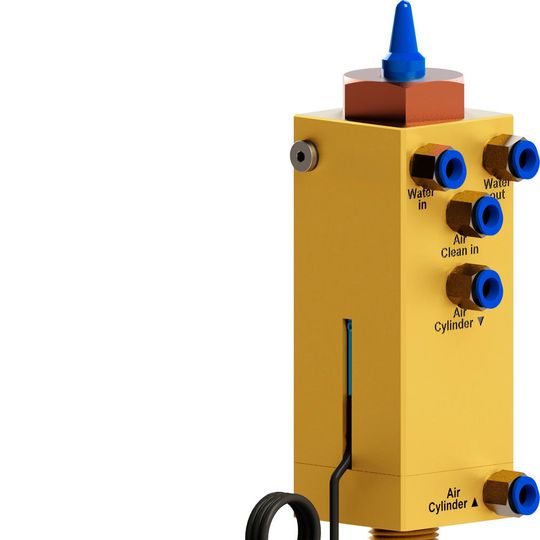 Zum Doceram-Programm gehören auch Komplettelektroden für automatisierte Schweißstraßen. Zum Doceram-Programm gehören auch Komplettelektroden für automatisierte Schweißstraßen.
