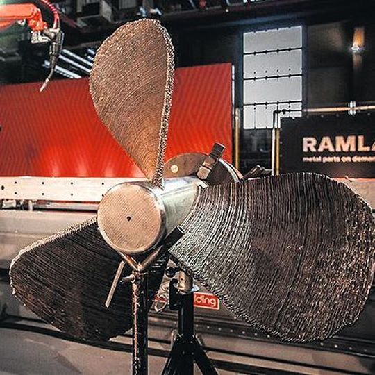 3D-gedruckten Schiffsschrauben, die mit CNC-Verfahren fertiggestellt werden: schneller Ersatz für Reedereien. 3D-gedruckten Schiffsschrauben, die mit CNC-Verfahren fertiggestellt werden: schneller Ersatz für Reedereien.
