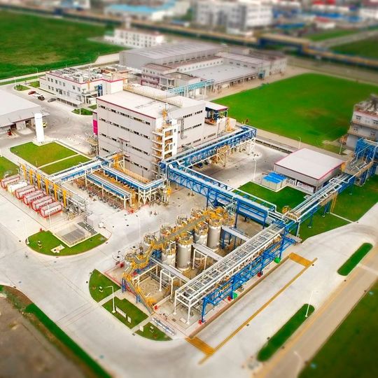 Evonik’s new plant for specialty silicones in Shanghai. Evonik’s new plant for specialty silicones in Shanghai.