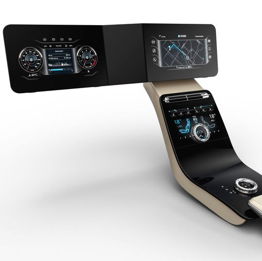 Preh zeigt auf der IAA unter anderem eine Konzeptstudie für die Mittelkonsole. Preh zeigt auf der IAA unter anderem eine Konzeptstudie für die Mittelkonsole.