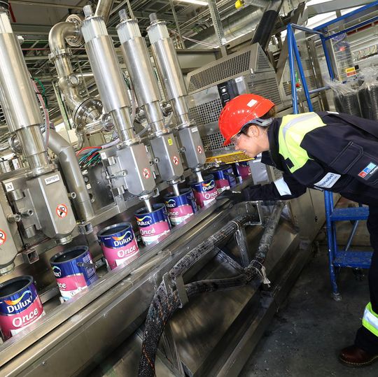 The factory will be capable of doubling AkzoNobel’s current UK production levels to 200 million liters a year. The factory will be capable of doubling AkzoNobel’s current UK production levels to 200 million liters a year.
