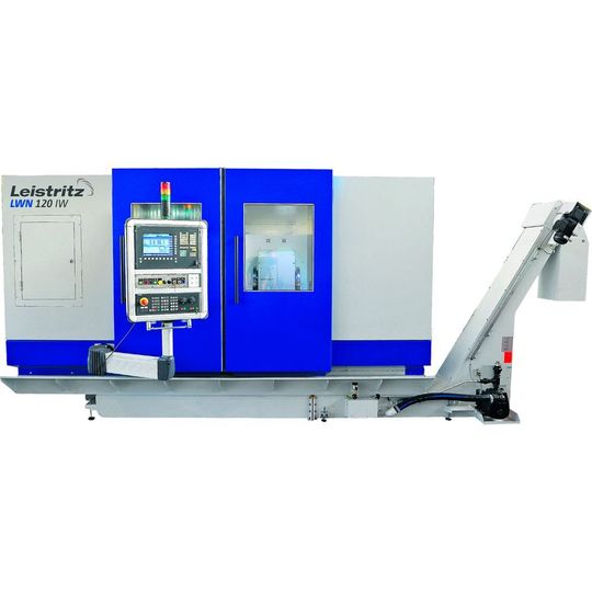 Die Herstellung komplexer Kugelumlaufmuttern und andere mir Innengewinde auszustattenden Werkstücke gelingt mit der neuen LWN 120 IW, wie Leistritz sagt, mit hoher Präzision und Produktivität. Die Herstellung komplexer Kugelumlaufmuttern und andere mir Innengewinde auszustattenden Werkstücke gelingt mit der neuen LWN 120 IW, wie Leistritz sagt, mit hoher Präzision und Produktivität.