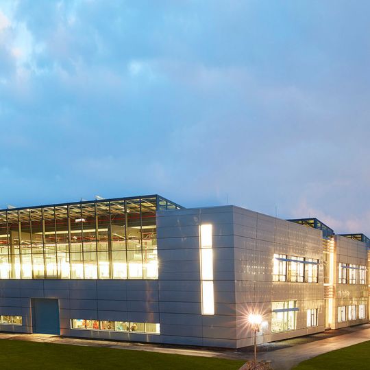The new building is covering approx. 25,000 square meters The new building is covering approx. 25,000 square meters