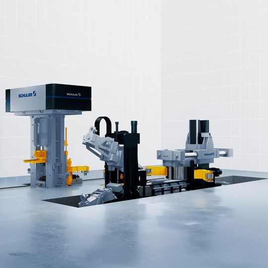 Mit einer neu entwickelten Baureihe von Ringwalzen bietet Schuler nun komplette Produktionslinien zur Herstellung von Ringen aus einer Hand. Mit einer neu entwickelten Baureihe von Ringwalzen bietet Schuler nun komplette Produktionslinien zur Herstellung von Ringen aus einer Hand.