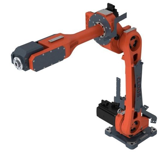 Der Qirox QRC-290 ist ein sechsachsiger Knickarmroboter, der stehend oder in Überkopfposition zum Einsatz kommt. In Kombination mit der Schweißstromquelle Qineo Qintron Robo schaffe er günstige Voraussetzungen für die Einstieg in die automatisierte Schweißwelt, so Cloos. Der Qirox QRC-290 ist ein sechsachsiger Knickarmroboter, der stehend oder in Überkopfposition zum Einsatz kommt. In Kombination mit der Schweißstromquelle Qineo Qintron Robo schaffe er günstige Voraussetzungen für die Einstieg in die automatisierte Schweißwelt, so Cloos.