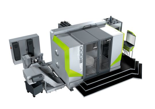 Die „UniSpeed 2000“ ist ein vollumhaustes, fundamentloses Bearbeitungszentrum, das es als Fräs-, Dreh-/Fräs- sowie Palettenwechselmaschine gibt. Die „UniSpeed 2000“ ist ein vollumhaustes, fundamentloses Bearbeitungszentrum, das es als Fräs-, Dreh-/Fräs- sowie Palettenwechselmaschine gibt.