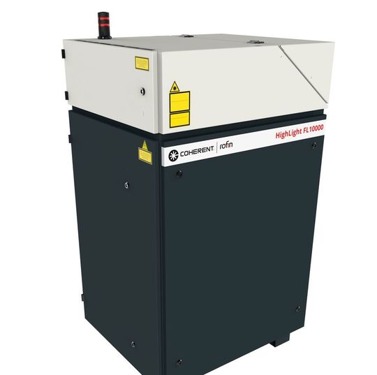 Dieser „Highlight FL 10000 Faserlaser“ ist für das wirtschaftliche Schweißen gut geeignet, heißt es. Er ist ein Hingucker auf dem Messestand von Coherent-Rofin zur Schweißen & Schneiden 2017. Dieser „Highlight FL 10000 Faserlaser“ ist für das wirtschaftliche Schweißen gut geeignet, heißt es. Er ist ein Hingucker auf dem Messestand von Coherent-Rofin zur Schweißen & Schneiden 2017.