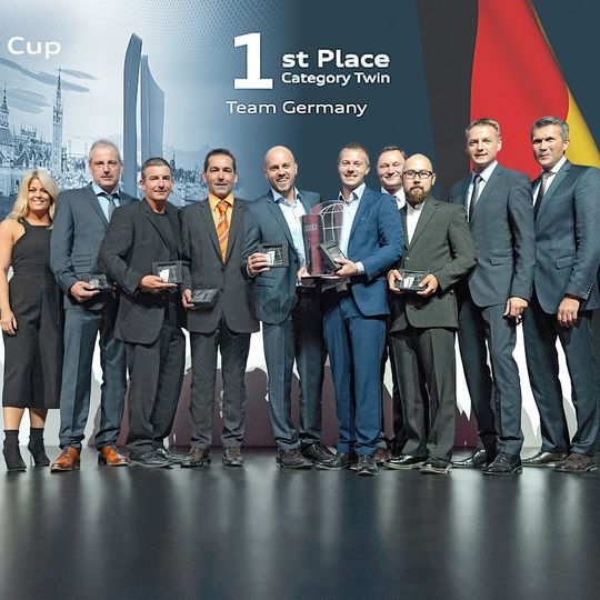 Das siegreiche Team aus Fürth gewann für Deutschland den Titel.