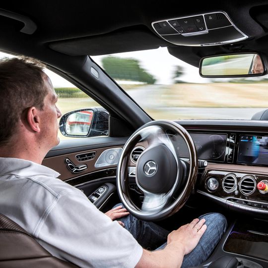 Autonome Mercedes-Testfahrt Autonome Mercedes-Testfahrt