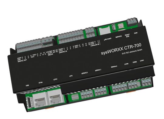 Das Besondere an der Steuerung Sysworxx CTR-700 sind neben Meshnet-Funktionalitäten die zahlreichen Programmiersprachen, die jedem Mitarbeiter das Programmieren der Steuerung ermöglichen soll. Offizieller Launch ist der 28.11.17 zur SPS IPC Drives in Nürnberg. Das Besondere an der Steuerung Sysworxx CTR-700 sind neben Meshnet-Funktionalitäten die zahlreichen Programmiersprachen, die jedem Mitarbeiter das Programmieren der Steuerung ermöglichen soll. Offizieller Launch ist der 28.11.17 zur SPS IPC Drives in Nürnberg.
