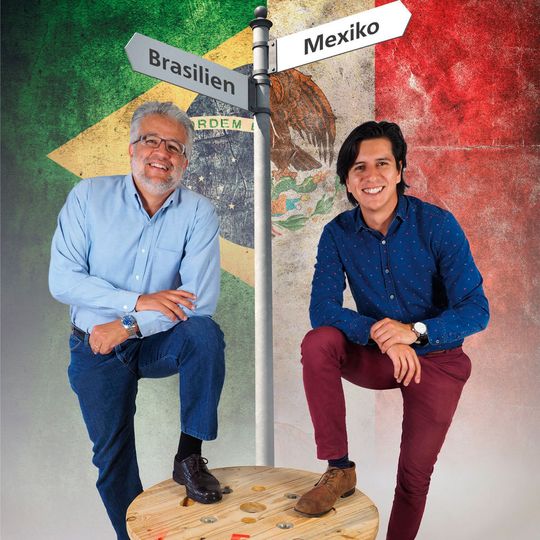 Juan José Chaparro Schmiel (links), Leiter der Tochtergesellschaft in Brasilien, und Gerardo Montenegro Aznar (rechts), Leiter des Standorts in Mexiko, freuen sich auf die neue Herausforderung. Juan José Chaparro Schmiel (links), Leiter der Tochtergesellschaft in Brasilien, und Gerardo Montenegro Aznar (rechts), Leiter des Standorts in Mexiko, freuen sich auf die neue Herausforderung.