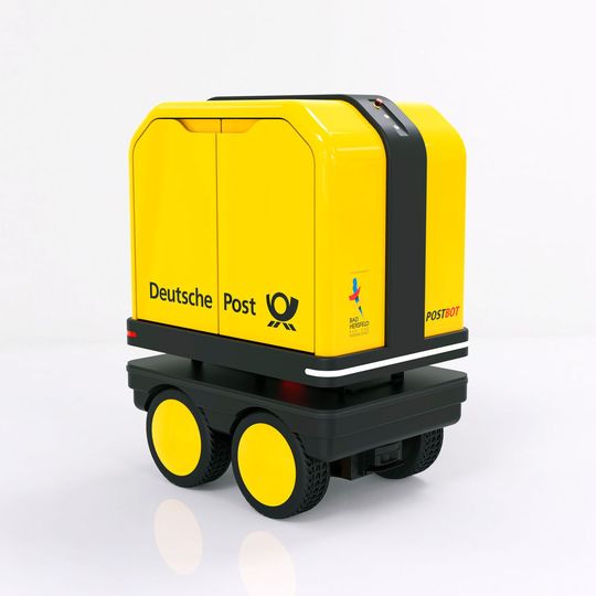 Der „PostBOT“ folgt Zustellerinnen und Zustellern auf Schritt und Tritt und erleichtert ihnen so die Arbeit. Der „PostBOT“ folgt Zustellerinnen und Zustellern auf Schritt und Tritt und erleichtert ihnen so die Arbeit.