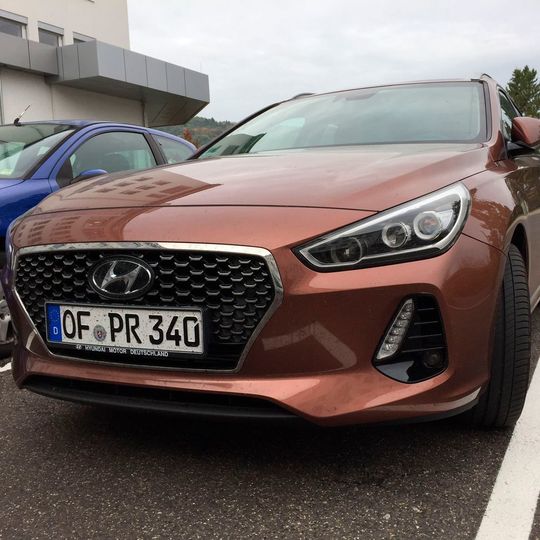 Hyundai i30 von vorne Hyundai i30 von vorne