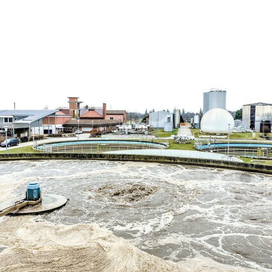 Die Heppenheimer Kläranlage bereitet 1,2 Millionen Kubikmeter Abwasser pro Jahr auf. Die Heppenheimer Kläranlage bereitet 1,2 Millionen Kubikmeter Abwasser pro Jahr auf.