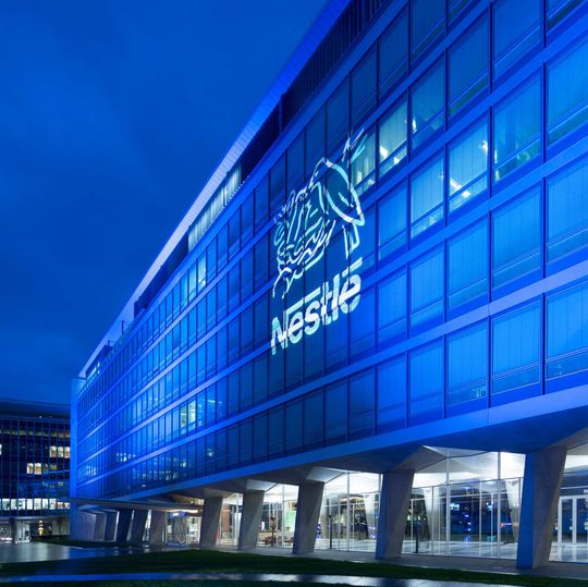 Nestlé's headquarters in Vevey, Switzerland Nestlé's headquarters in Vevey, Switzerland