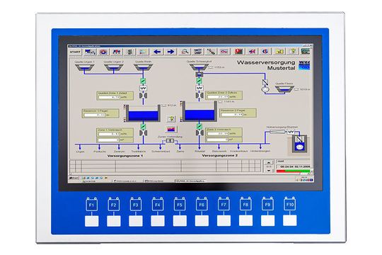 Der SCM-156 Schaltschrankmonitor mit projiziert kapazitiver Touch-Technik verbindet die Vorteile eines modernen Industriemonitors mit den intuitiven Bedien- und Beobachtungsfunktionen eines Touchpanels. Der SCM-156 Schaltschrankmonitor mit projiziert kapazitiver Touch-Technik verbindet die Vorteile eines modernen Industriemonitors mit den intuitiven Bedien- und Beobachtungsfunktionen eines Touchpanels.