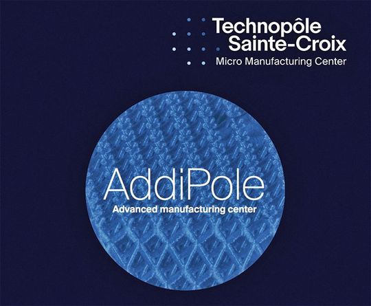 La nouvelle structure AddiPole, propose un service intégré unique en Suisse destiné à l’industrie sous forme de One Stop Shop. AddiPole offre l’ensemble des technologies et des compétences permettant de réaliser des composants et des systèmes fonctionnels et finis prêts à l’usage par procédés additifs. A ces services sont associés des conseils stratégiques, financiers et marketing sur mesure pour réaliser un transfert de technologie réussi. La nouvelle structure AddiPole, propose un service intégré unique en Suisse destiné à l’industrie sous forme de One Stop Shop. AddiPole offre l’ensemble des technologies et des compétences permettant de réaliser des composants et des systèmes fonctionnels et finis prêts à l’usage par procédés additifs. A ces services sont associés des conseils stratégiques, financiers et marketing sur mesure pour réaliser un transfert de technologie réussi.