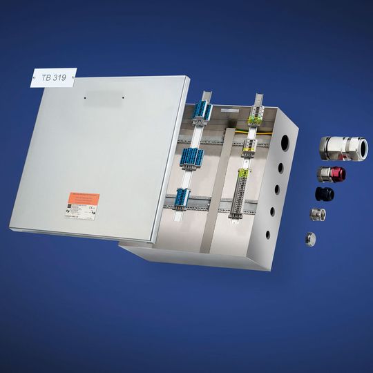 The terminal box configurator on R. Stahl's website takes the hassle out of designing enclosures, allowing customers to equip them to their exact specifications in no time at all The terminal box configurator on R. Stahl's website takes the hassle out of designing enclosures, allowing customers to equip them to their exact specifications in no time at all