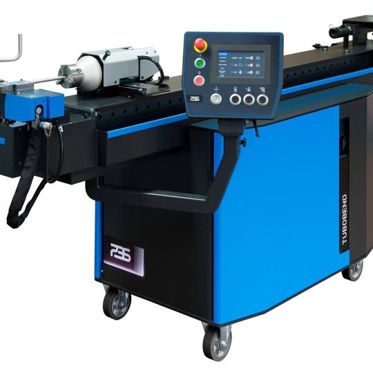 Die halbautomatische Rohrbiegemaschine Tubobend 25 lässt bei der Rohrvorfertigung keine Wünsche offen. Die halbautomatische Rohrbiegemaschine Tubobend 25 lässt bei der Rohrvorfertigung keine Wünsche offen.