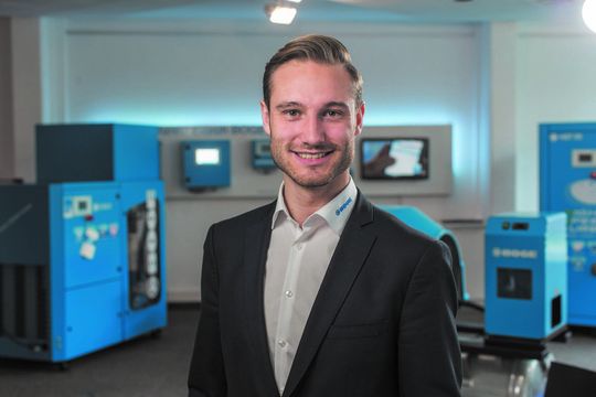 "Bisher endete die M2M-Kommunikation für einen Kompressorhersteller über die Steuerung der Druckluftstation am Behälter." - Aljoscha Schlosser, Digital Innovation Manager bei Boge Kompressoren