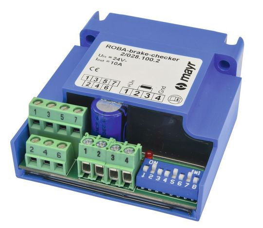 Das Modul Roba-brake-checker ist eine intelligente Lösung zum Monitoring der Bremsen.