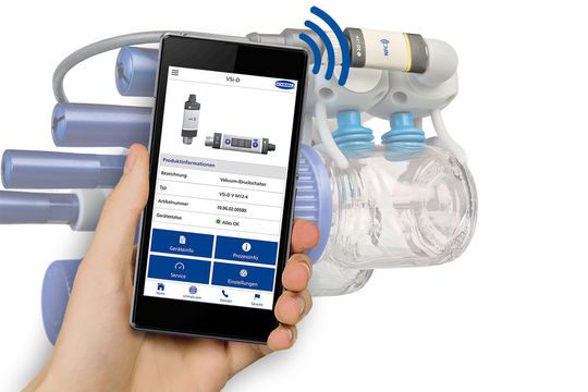 Die Schmalz-App kann Einstellwerte von bereits installierten Schaltern auf andere Devices übertragen. Die Schmalz-App kann Einstellwerte von bereits installierten Schaltern auf andere Devices übertragen.