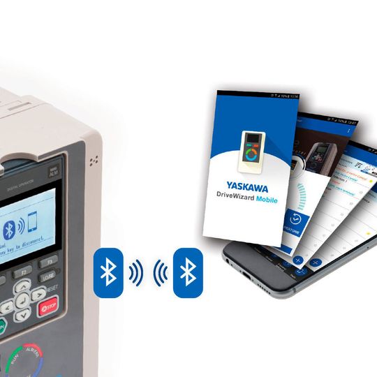 Mit der Yaskawa-App via Bluetooth den Frequenzumrichter GA700 steuern Mit der Yaskawa-App via Bluetooth den Frequenzumrichter GA700 steuern
