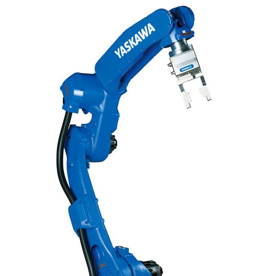 Mit einem neuen Motoman-Robotermodell erweitert Yaskawa die GP-Serie: Der Motoman GP25 bietet 25 kg Traglast. Mit einem neuen Motoman-Robotermodell erweitert Yaskawa die GP-Serie: Der Motoman GP25 bietet 25 kg Traglast.