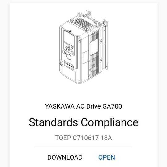 Yaskawa bietet jetzt für den GA700 Frequenzumrichter das Handbuch als App an. Yaskawa bietet jetzt für den GA700 Frequenzumrichter das Handbuch als App an.