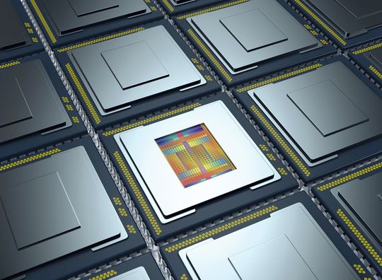Entwicklung von Schaltkreisen: Die meisten Bauelemente werden direkt auf dem Wafer untersucht. Entwicklung von Schaltkreisen: Die meisten Bauelemente werden direkt auf dem Wafer untersucht.