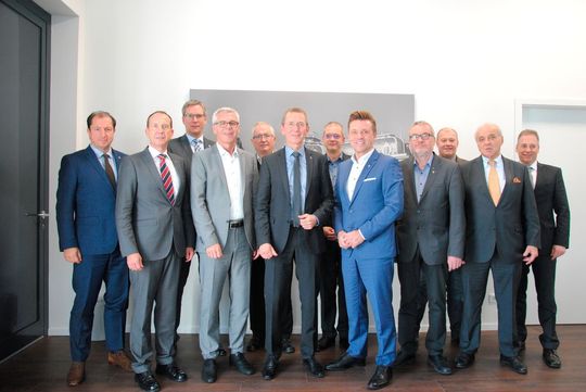 Das bestätigte Führungsteam – bestehend aus Vorstand und Geschäftsführung des Landesverbandes NRW.