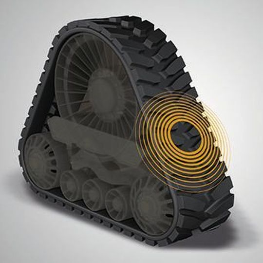 Sensortechnik macht wichtige Komponenten landwirtschaftlicher Maschinen von Automobilzulieferer Continental intelligent: So misst sie die Temperatur von Gummiraupenketten bereits während des Betriebs kontinuierlich und warnt bei kritischen Wärmeentwicklungen. Sensortechnik macht wichtige Komponenten landwirtschaftlicher Maschinen von Automobilzulieferer Continental intelligent: So misst sie die Temperatur von Gummiraupenketten bereits während des Betriebs kontinuierlich und warnt bei kritischen Wärmeentwicklungen.
