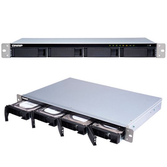 Der Formfaktor des Qnap TS-431XeU ist besonders platzsparend. Der Formfaktor des Qnap TS-431XeU ist besonders platzsparend.