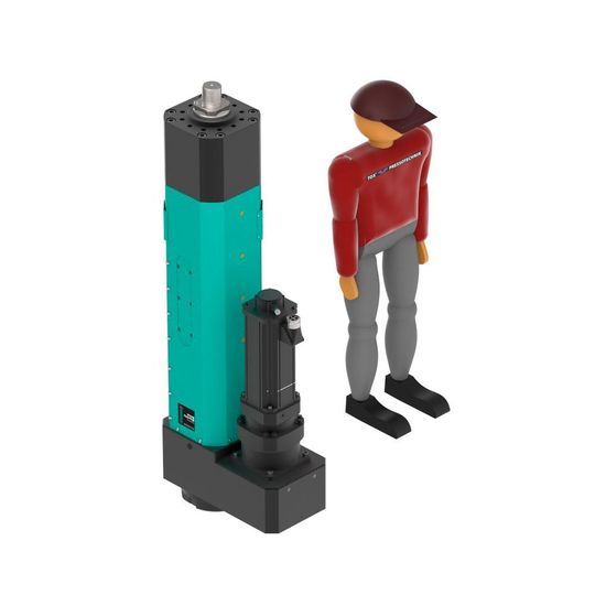 Das Bild zeigt das neue Tox-Electric Power Modul EPMK 1000 für reproduzierbar präzise Presskraft-Anwendungen mit maximal 1000 kN. Das Bild zeigt das neue Tox-Electric Power Modul EPMK 1000 für reproduzierbar präzise Presskraft-Anwendungen mit maximal 1000 kN.
