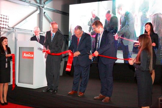 Offizielle Einweihung der neuen AMICA-Anlage.