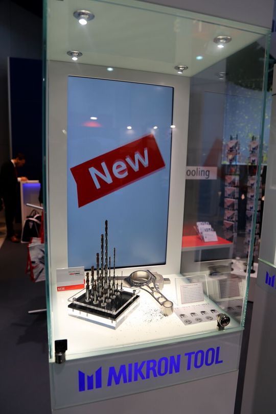 Stand de Mikron Tool à l'EMO 2017. Stand de Mikron Tool à l'EMO 2017.