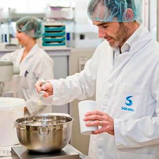 Solvay's Rhovanil main organoleptic profile is vanillin. It suits many food applications and can be used in confectionery, pastry or baking. Solvay's Rhovanil main organoleptic profile is vanillin. It suits many food applications and can be used in confectionery, pastry or baking.