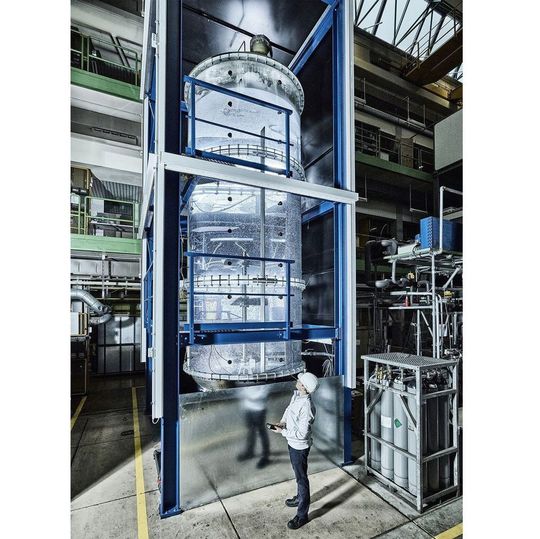 Ein 15.000 l Bioreaktor von Zeta Ein 15.000 l Bioreaktor von Zeta
