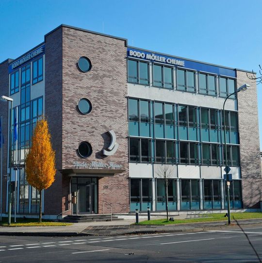Die Zentrale von Bodo Möller Chemie in Offenbach am Main. Die Zentrale von Bodo Möller Chemie in Offenbach am Main.