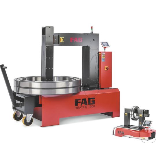 Die neue Generation der FAG Heater wärmt Werkstücke von bis zu 1,6 t mit Wirkungsgradwerten von bis zu 0,9 an. Die neue Generation der FAG Heater wärmt Werkstücke von bis zu 1,6 t mit Wirkungsgradwerten von bis zu 0,9 an.
