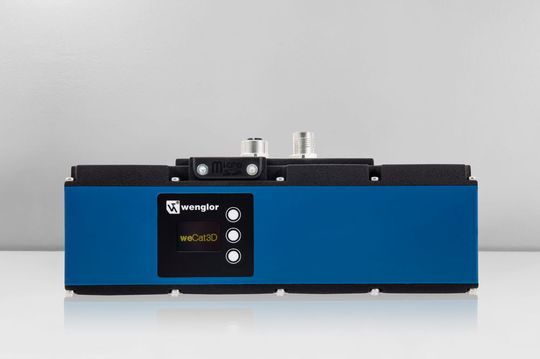 Der neue 2D-/3D-Profilsensor Wecat 3D MLSL2 von Wenglor ermöglicht eine dreidimensionale Objektvermessung mit Laser. Der neue 2D-/3D-Profilsensor Wecat 3D MLSL2 von Wenglor ermöglicht eine dreidimensionale Objektvermessung mit Laser.