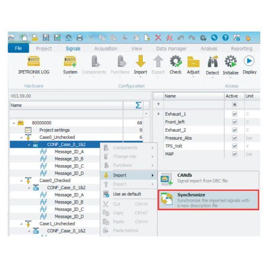 Die Messdaten-Erfassungssoftware Ipemotion verfügt nun über eine Plug-in-Schnittstelle für Analyse-Operationen und Erweiterungen bei der Protokoll- und Traffic-Messung an Fahrzeug-Busnetzwerken. Die Messdaten-Erfassungssoftware Ipemotion verfügt nun über eine Plug-in-Schnittstelle für Analyse-Operationen und Erweiterungen bei der Protokoll- und Traffic-Messung an Fahrzeug-Busnetzwerken.